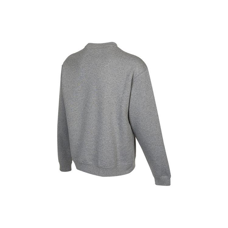 Jordan Sweatshirts Men's Gray Crew Neck Moderate Regular DR6421-091