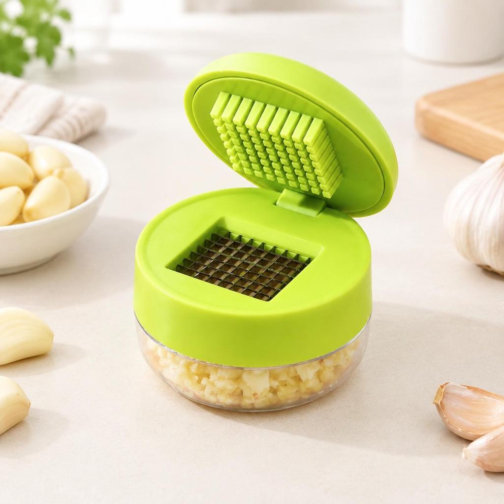 Manual Garlic Press Transparent for Everyday Cooking, Meal Cooking