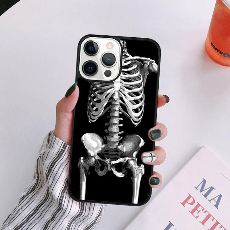 Medical Skeleton Anatomy Phone Case For iPhone 17 Air 14 13 12 16Pro Max 15 11 Plus Cover Shell Max coque