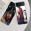 Yakuza 0 Game Phone Case For Samsung Z Flip 7 6 5G Galaxy Z Flip 5 4 3 Black Hard Cell Cover Luxury PC Shell Coque