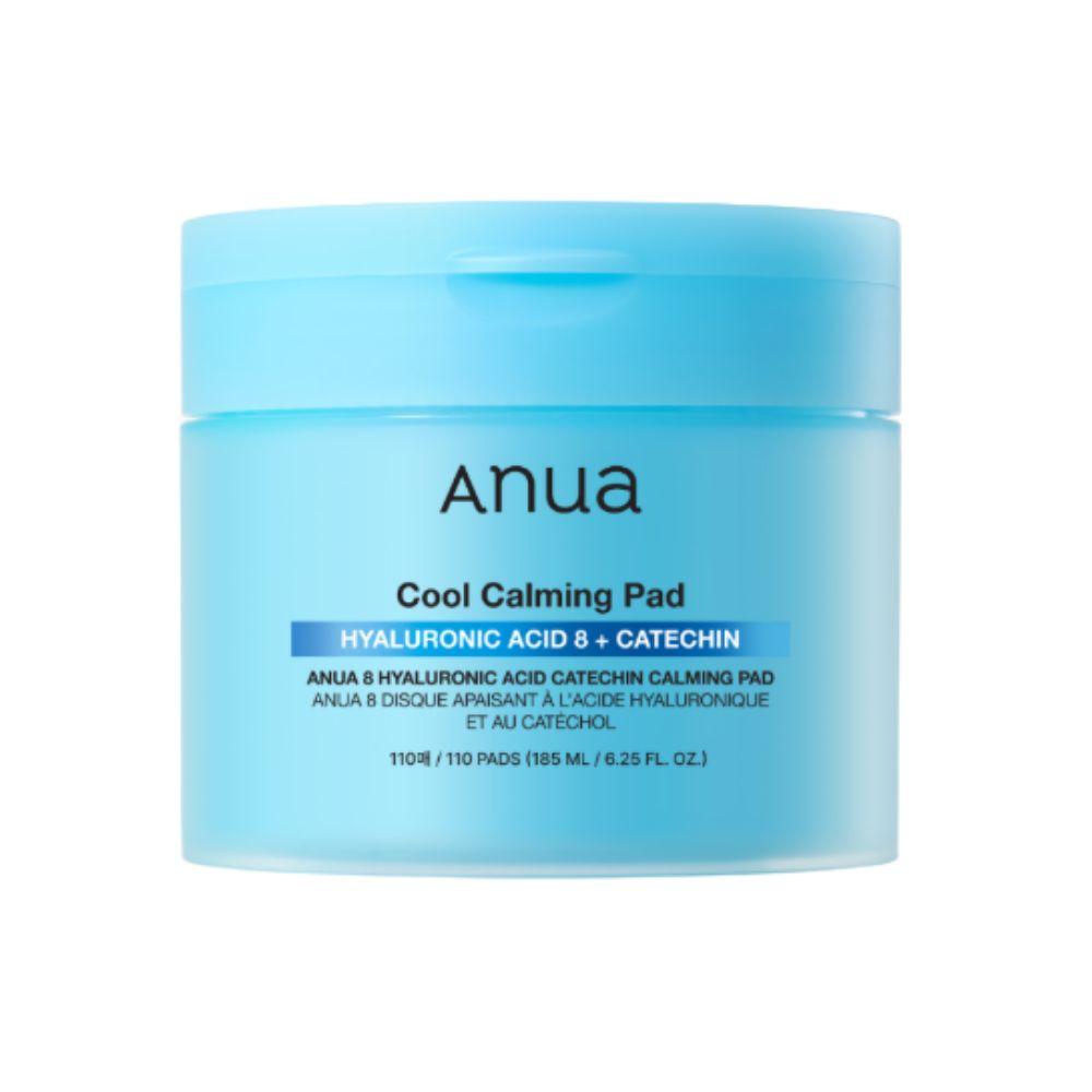 ANUA 8 Hyaluronic Acid Catechin Calming Pad Hydrating Soothing Facial Care 110PADS, 185ml