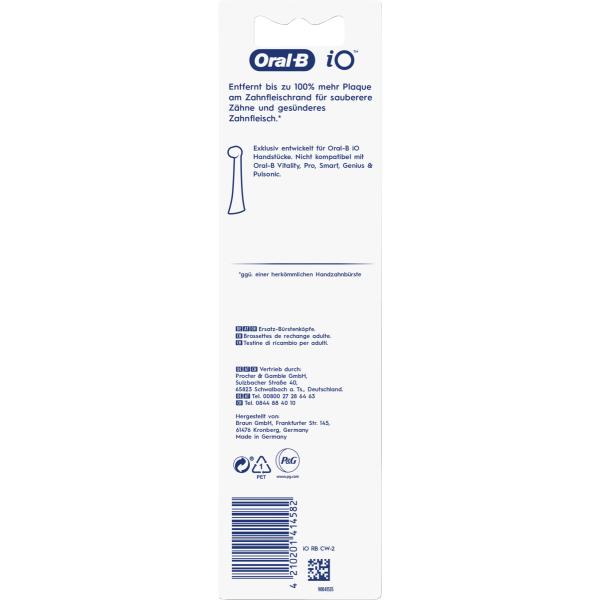 Oral-B Replacement Toothbrush Head iO Ultimate Cleaning 2pcs