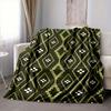 1Pc Abstract Geometric Blanket Soft And Comfortable Casual Warm Camping Travel Christmas Halloween Xmas Gift M928820