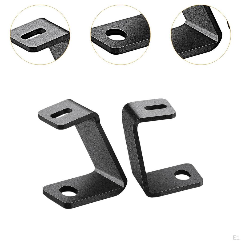 2Pcs Work Lights Mounting Brackets Hood Light Mount Lamp Stand Easy To Install Left Right