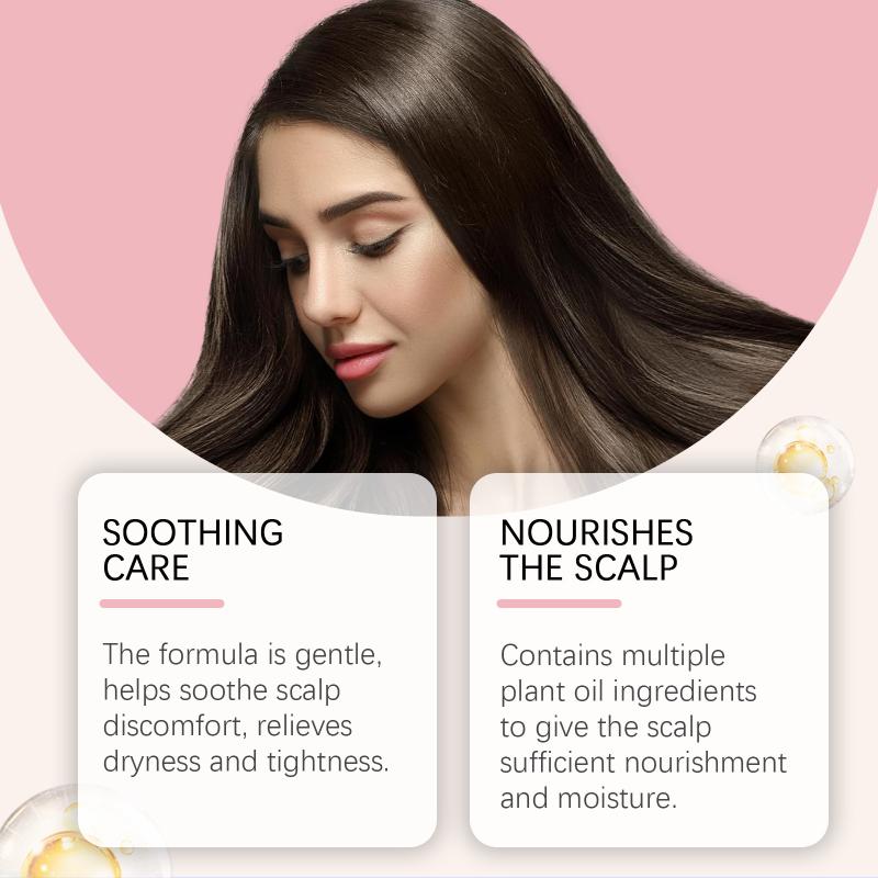Rosemary Oil Hair Serum Repair Frizz Split Ends Nourishing Roots Soothing Scalp Massage Home Spa