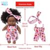 8-inch African Black Skin Fashion Doll with Changeable Outfits