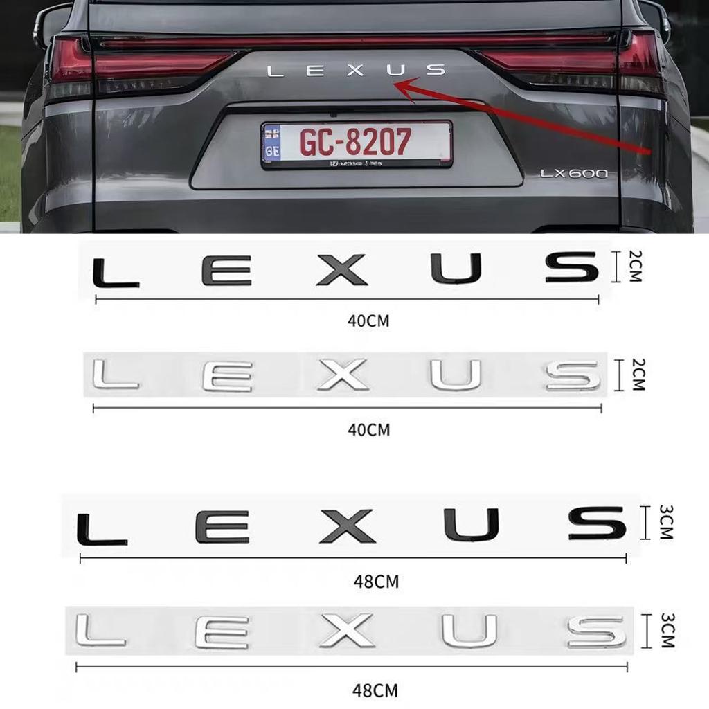 ABS Car Rear trunk sticker Accessories For Lexus F SPORT GX460 Ct200h IS250 ES 220D IS200 Fsport GS GX IS LS LX NX RX UX CT LC