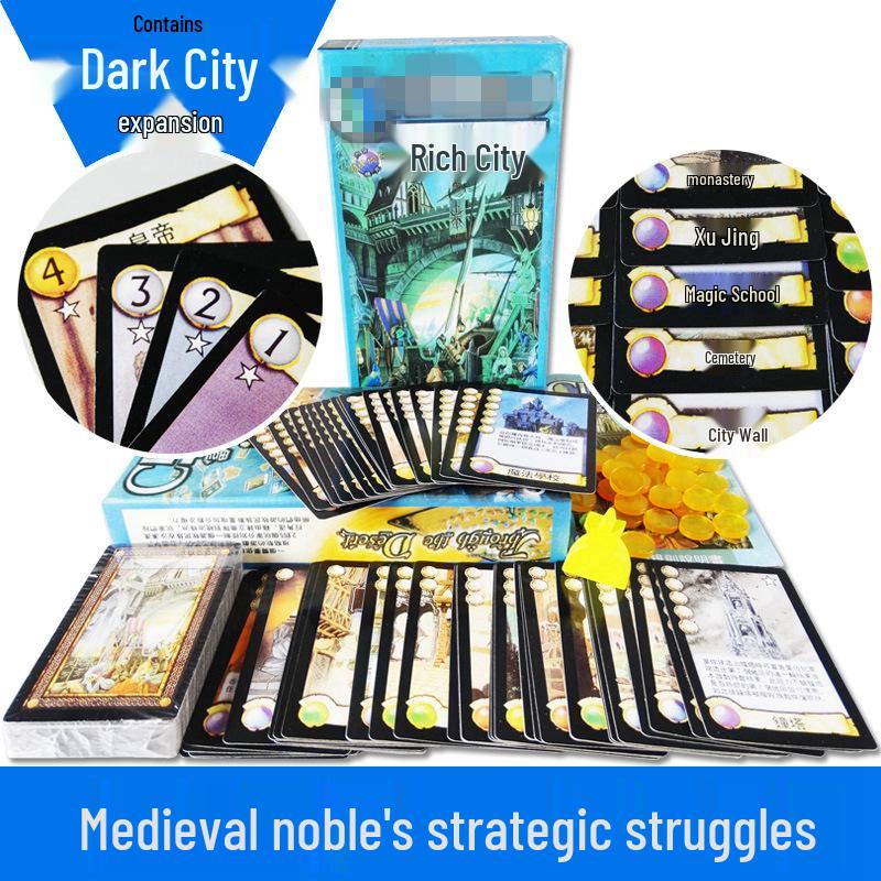 

Расширенное издание Богатого города: Классическая многопользовательская взрослая казуальная настольная игра для вечеринок с картами расширения