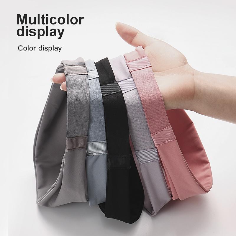 Sportpannband för Män Kvinnor 1 st Halkfritt Fukttransporterande Träningssvettband Fitness Löpning Cykling Fotboll Yoga Hårband