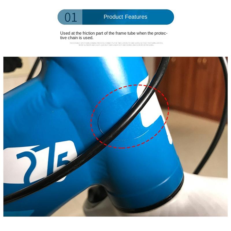 Classy-Mountain Bike Road Bike Bicycle Anti-Scratch Chain Protector Bicycle Frame Protector Protective Car Paint Film