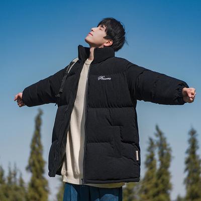 Winter neuer Stehkragen Baumwolljacke Herren kurze gesteppte Jacke Winter Brotjacke Jungen Baumwolljacke Tide Paar