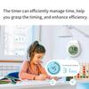 Shower Timer Digital Clock Waterproof LCD Screen 12/24 Hour Format Temperature Display Countdown Function Suction Cup Mount