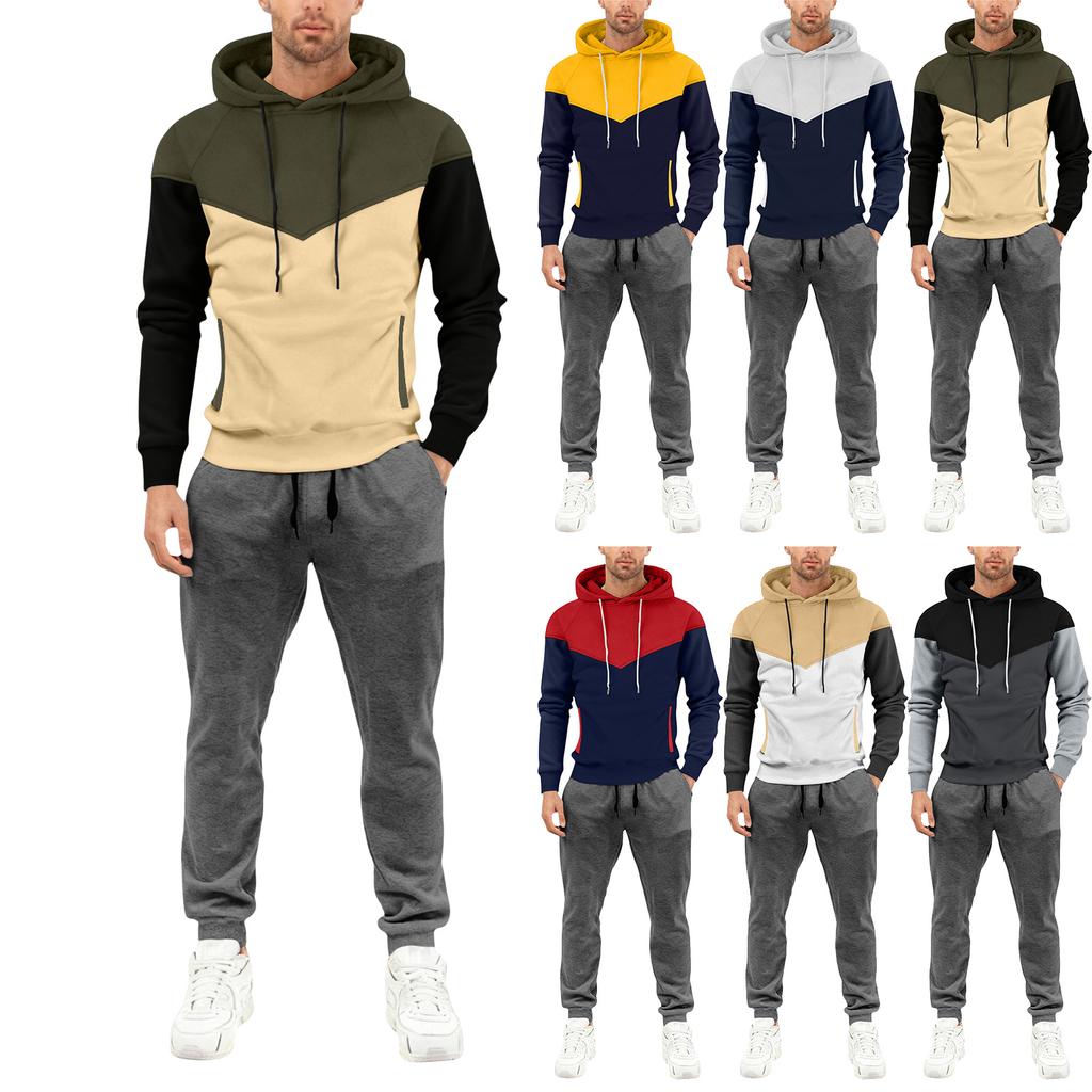 Herren Herbst/Winter Kapuzen-Sportset