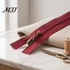 Decorative Zipper 100Pcs Nylon Coil Non Separating Zipper, Closed-End with Waterdrop Short Tape Pull, Replacement for Sewing Purses Handbags Supplies