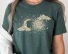 Celestial Sun and Moon Graphic Tee, Vintage Astrology Shirt