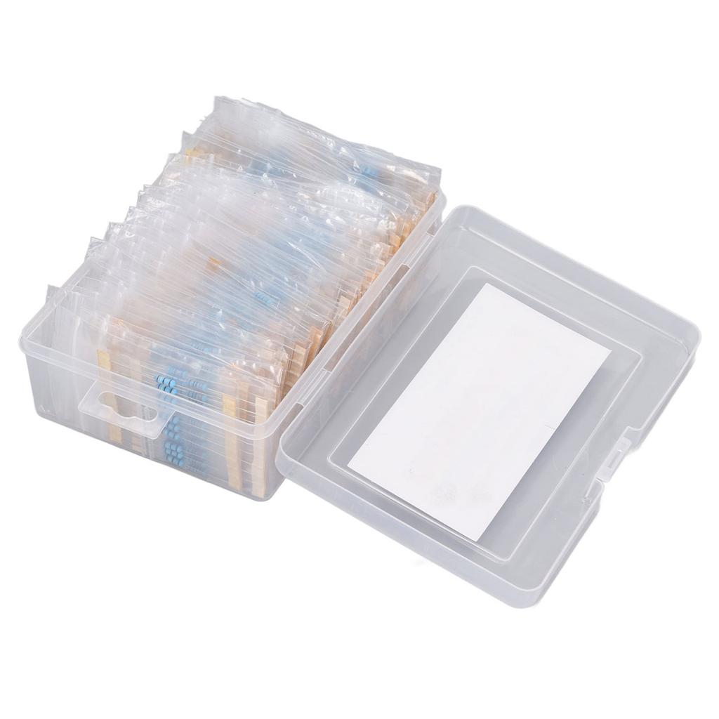860PCS Metal Film Resistors 86 Values 0.5W 0.1R Ohm  To 10M Ohm  Electrical Resistors Set