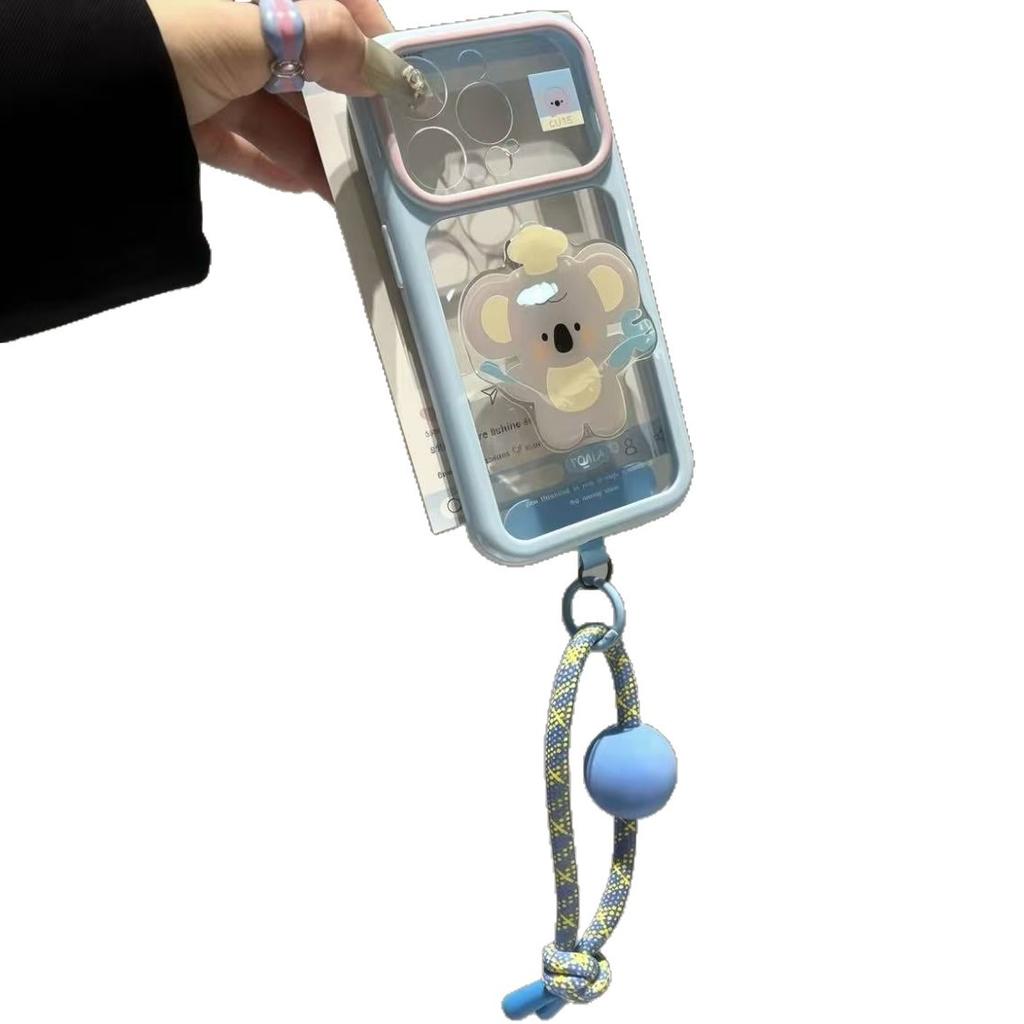 West Highland Bracket Lanyard Seconds Change Apple 11promax for iPhone 11 Transparent Dopamine Star Shell