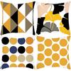New Small and Fresh Pillowcase Without Core Square Sofa Pillow Cushion Cover Living Room Office