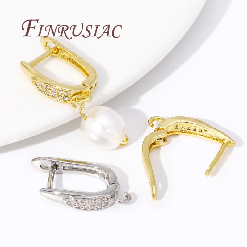 18K Gold Plated Hook For Earrings,Earwires Fasteners,Earring Clasps Accessories,DIY Jewelry Making Supplies