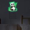 Luminous Panda Bedroom Study Room Living Room Decoration Switch Stickers