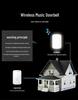 Flashing Doorbell for Elderly and Hearing Impaired: Bright Light, High Volume, Remote Control, Mute Function.