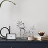 Rentier Weihnachtsdeko, Metall Rentierfiguren, Moderne Minimalistische Weihnachts-Skulptur, Elegante Indoor-Feiertagsdeko