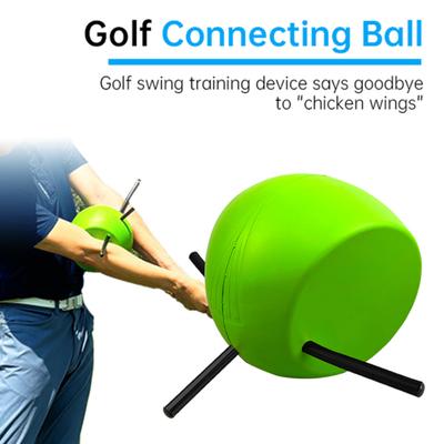 Golfschwungtrainer, Handpositions- und Armhaltungskorrektur, Golfschwungübungs-Trainingshilfe zum Verbinden von Bällen für Anfänger