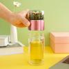 Large Capacity Teapot Water Separation Glass Tea Infuser Bottle Tea Infuser Mug Water Bottle Leakproof Travel Mug with Filter