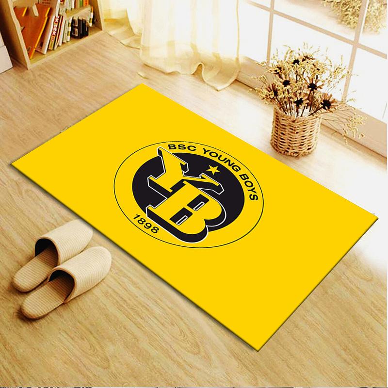 Χαλί BSC Young Boys για Σαλόνι, Υπνοδωμάτιο, Διακόσμηση Καναπέ Σπιτιού, Παιδικό Αντιολισθητικό Πατάκι