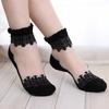 1 Pair Ultrathin Transparent Lace Elastic Short Thin Breathable Socks Women Gift