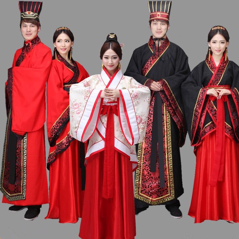 Uomo Donna Abito da Ballo da Palco Costumi Tradizionali Cinesi Adulto Tuta Tang Performance Hanfu Donna Cheongsam