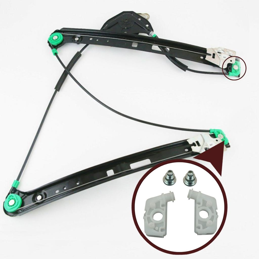 BWR5391 Electrical Power Window Regulator Corner Clip with Pin 51337020659 Front Left or Right for BMW E46 Made In Turkey