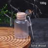 Multipurpose Bath Salt Bottle Frosted ABS Empty Bath Salts Jars With Soft Cork Stainless Steel Spoon