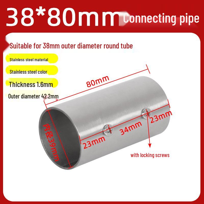 Nerezové konektory pro trubky o průměru 25-51 mm