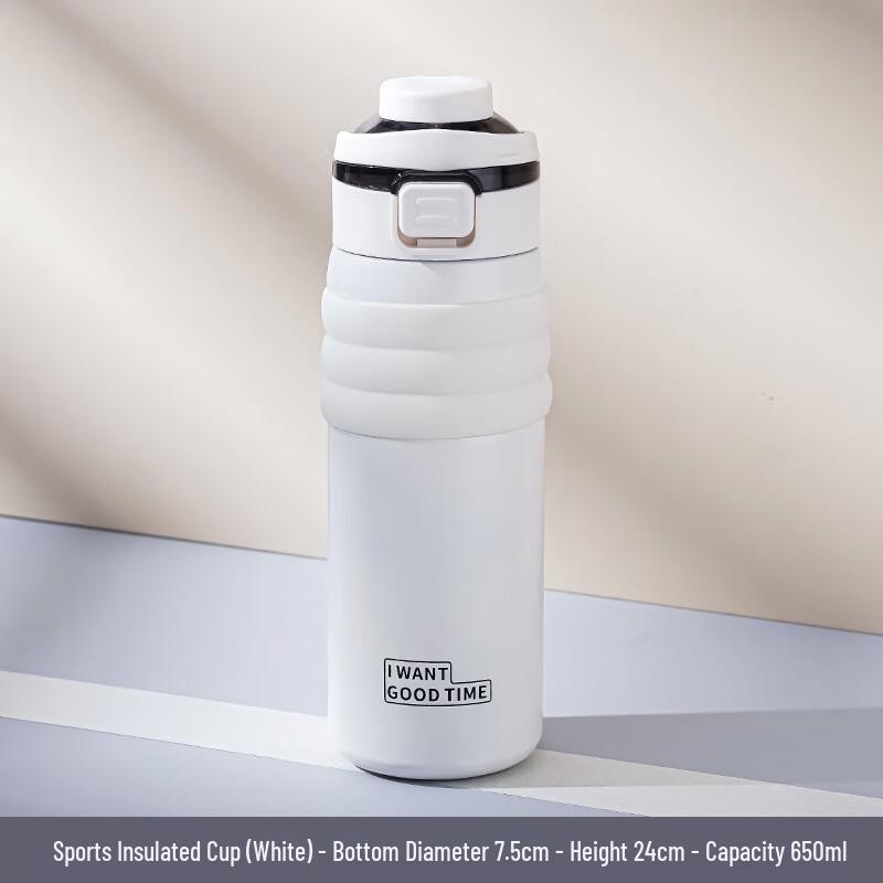 Shangqi 316 Stainless Steel Dual-Drink Insulated Water Bottle