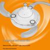 oeny Invisible Ceiling Fan with Light