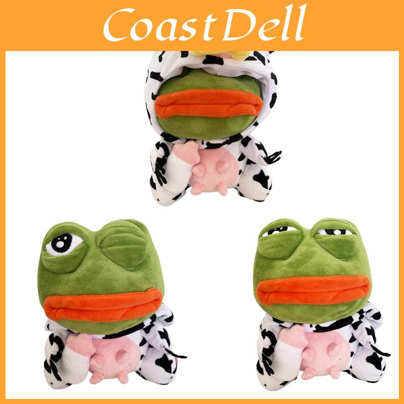 Adorable Pepe The Frog Cows Soft Stuffed Toy For Home Decor Or Office Nap