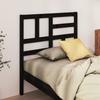 VidaXL Headboard Black 96x4x104 Cm Solid Pine Wood 818174