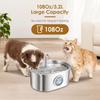 3.2L Stainless Steel Cat Water Fountain with Activated Carbon Filter