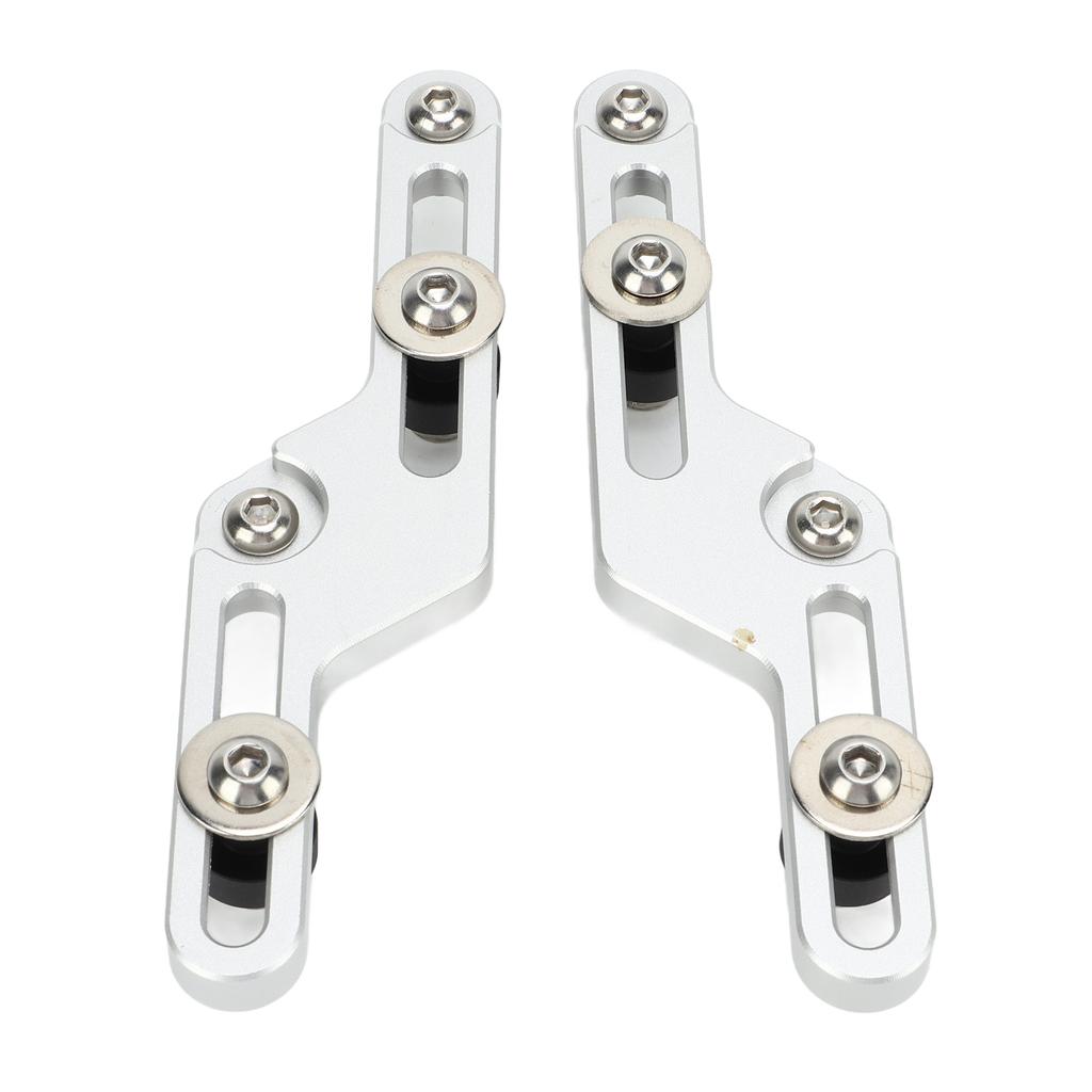 Motorcycle Windscreen Windshield Mount Bracket Kit Replacement for SUZUKI V‑STROM DL650 2017‑2020 Silver