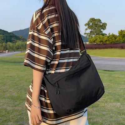 Große Kapazität Nylon Umhängetasche Schultertasche