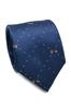 Simon Carter Dog & Dot Silk Tie (Dark Blue)
