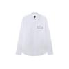 Ss23 Letter Logo Print Single-Breasted Long Sleeve Shirt Men Shirts White 3RZC33-ZNYVZ-1100