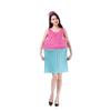 Halloween Food Ice Cream Adult Pink Cake Dress with Hat Set Funny Party Costume