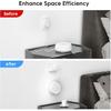 Wall Mount Holder for TP-Link Deco BE23/BE25/BE3600/BE5000 WiFi 7 Mesh Wi-Fi System – Space-Saving Bracket with Hidden Cable Management, Secure &