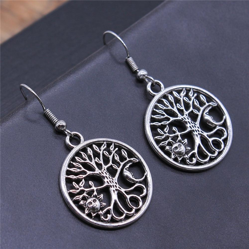 Tree Earring Women Drop Earrings Round Tree Dangle Earrings Women Fashion Jewelry Gift For Women