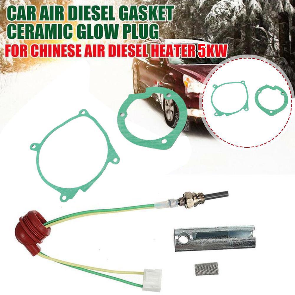 5KW Air Diesel Heater Blower Fan Motor & Burner Gasket Set Chinese Diesel Heater Parking Heating Ignition Plug Kit Heater Parts