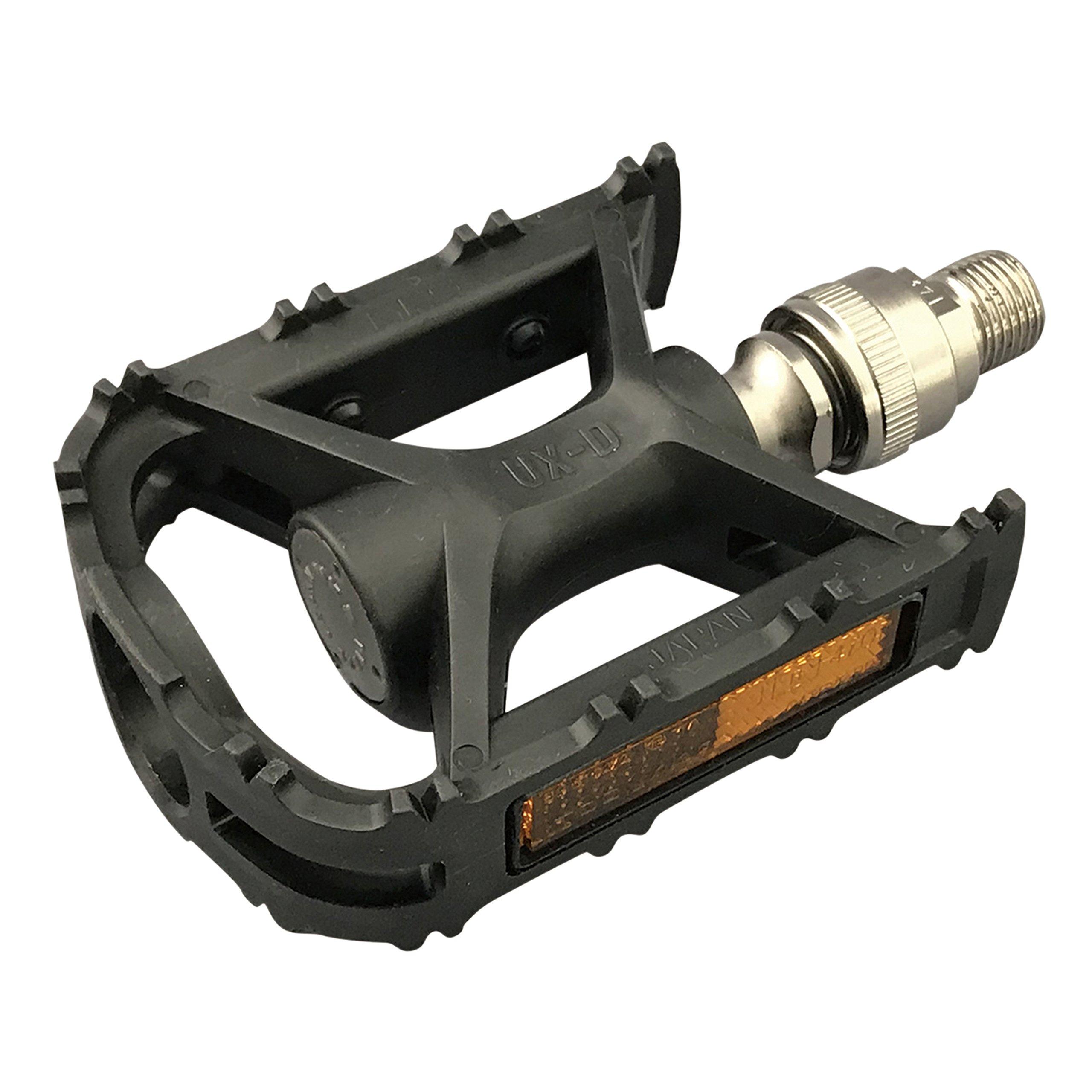 MKS Manufacturing Bicycle Pedals Ezy Black (Mikashima Co., Ltd.) UX-D (UX-D Easy) чёрный