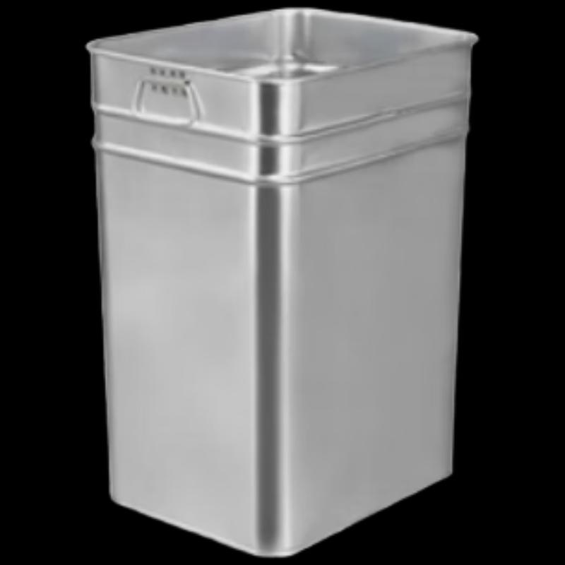 LiJiuHong Galvanized Square Outdoor Trash Can Liner