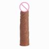 Private Label Realistic Penis Extension Cock Sleeve Reusable  Penis Enlarger Delay Condoms for Men Dildo Enhancer Sex Toys